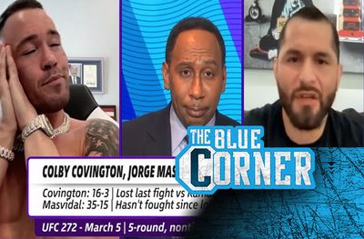 Video: Stephen A. Smith’s interview with Colby Covington, Jorge Masvidal went off the rails