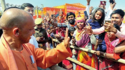 UP polls: Samajwadi Party doesn't want poor & youth to get benefit of govt schemes, says Yogi Adityanath