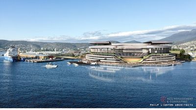 Tasmania's planned $750 million Hobart stadium divides opinion as state appeals for an AFL licence