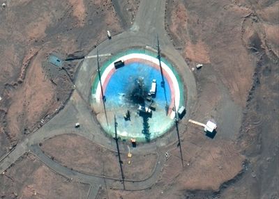 Satellite photos show Iran had another failed space launch