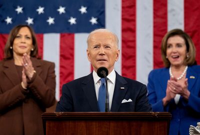 Boebert heckles Biden's speech