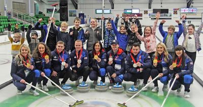 Heroes' welcome for Team GB curlers at Dumfries Ice Bowl