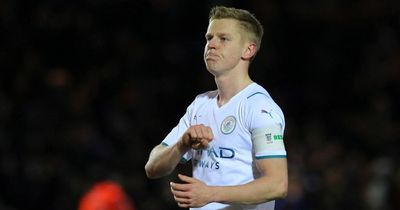 Pep Guardiola explains emotional reason Oleksandr Zinchenko captained Man City in FA Cup