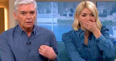 This Morning's Holly and Phillip jump out of their seats in live Zoom blunder