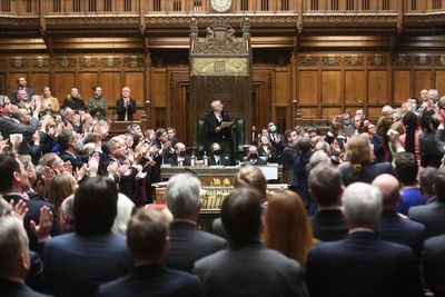 Ukrainian ambassador to UK given standing ovation by MPs in Commons chamber