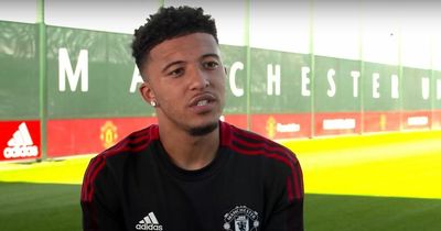 Jadon Sancho identifies Man Utd trio helping him succeed with dressing room advice