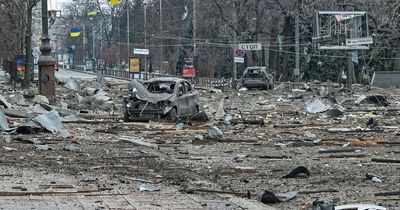 Ukrainian cities attacked as Russian invasion builds - day seven round-up