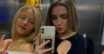 Emmerdale stars Daisy Campbell and Rosie Bentham enjoy glam night out