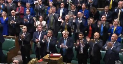 Ukrainian ambassador given moving standing ovation in UK Parliament