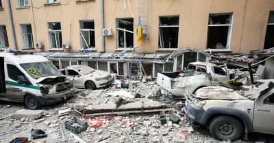 Huge 500kg 'FAB' Russian bomb leaves giant crater near Ukraine homes
