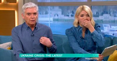 ITV This Morning's Holly Willoughby and Phillip Schofield startled as their news segment is suddenly interrupted