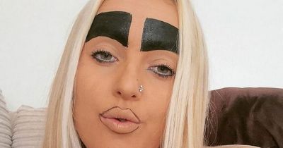 Bristol reacts after mum with 'UK's biggest eyebrows' threatened with social services