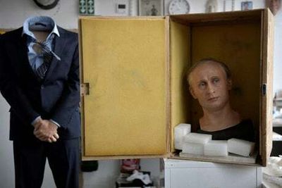 Vladimir Putin waxwork removed from museum after damaged by visitors