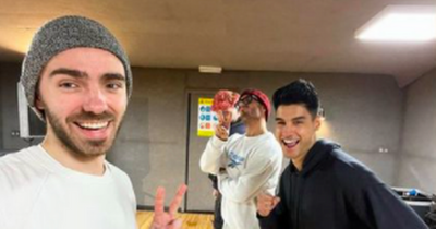 The Wanted arrive in Glasgow ahead of comeback tour and enjoy backstage hospitality