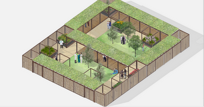 Staff and patients at Glasgow hospital to benefit from new greenspace and 'Gro Garden'