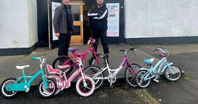 Rusty and dusty bikes brought back to life for village youngsters