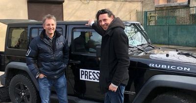 The Irish journalists reporting from Ukraine as RTE interview cut short over 'man with gun'