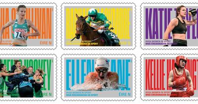 New stamps released to celebrate Irish women in sport
