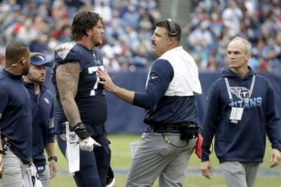 Titans’ Taylor Lewan: Mike Vrabel has accidentally punched me in the face