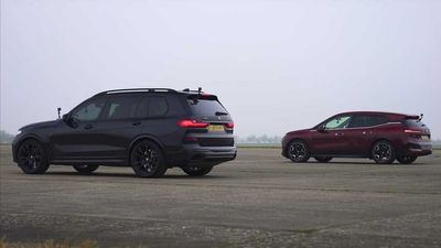 BMW iX Battles X7 M50i In Drag Race That Pits The Past Against The Future