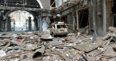 Shocking selfie footage shows moment that Russian bomb landed in Kharkiv