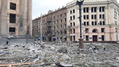 Anger and shock after Russian attacks pound Ukraine’s Kharkiv