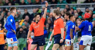 Italy hooker Hame Faiva hit with four week ban after red card against Ireland