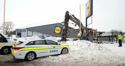 Four years ago today- Tallaght Lidl's roof was pulled off during the big snow