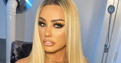 Katie Price dons £145 fur slippers as she appears to 'break promise' to fans after apology