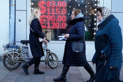 Russians start feeling the heat of Ukraine war sanctions