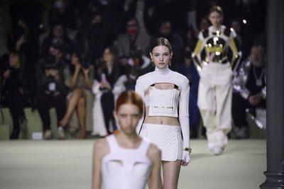 Balmain calls for peace and truth in Paris Fashion Week show