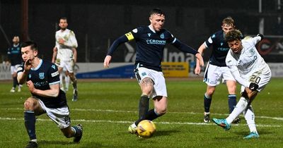 Hibs held to 0-0 draw in Dundee as Rocky Bushiri sees red for off-the-ball incident