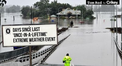 Don’t mention the other war: Coalition ignores latest climate report as east coast floods