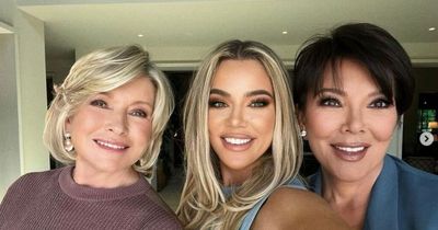 Khloe Kardashian gushes over 'Queen' Martha Stewart as the pair share surprise lunch date