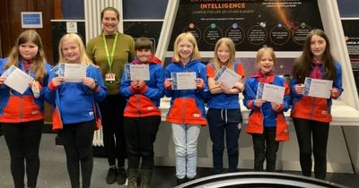 Kirkcudbright Girl Guides enjoy Introduce a Girl to Engineering event at Dark Space Planetarium