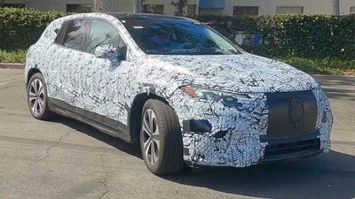 Mercedes EQS SUV Spied Up Close Testing In California