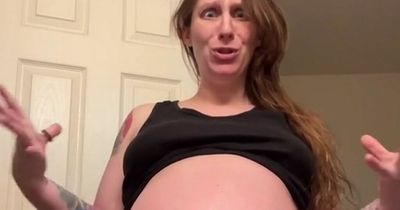 Pregnant woman shocks people with enormous baby bump - despite carrying just one child