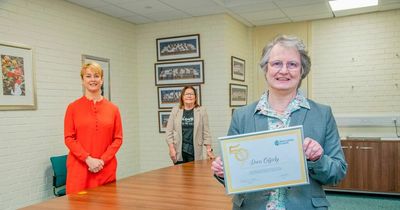 A fond farewell to Doris after 50 years working in West Lothian schools
