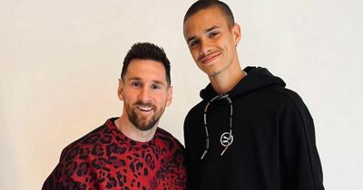 Lionel Messi paid visit by Romeo Beckham amid links with dad David's Inter Miami