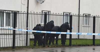 Detectives search land close to bus stop for weapons and drugs after girl, 15, shot