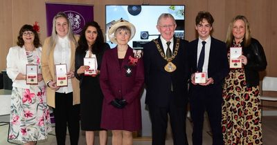 Five British Empire Medals presented in Sunderland for outstanding community service