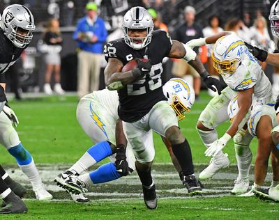 Raiders HC Josh McDaniels non-committal about fifth-year option for RB Josh Jacobs