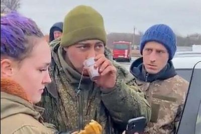 Watch: Captured Russian soldier bursts into tears as he speaks to his mother
