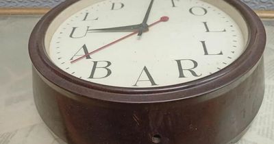 Historic clock from lost Edinburgh pub up for auction after being rescued from skip