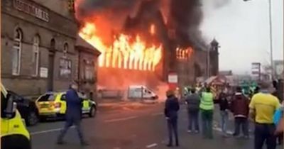Peaky Blinders film set hit by huge fire