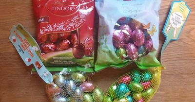 'I compared Lindt chocolate Easter eggs with ones from Lidl, Morrisons and Sainsbury's - one was the best value for money'