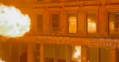 Glasgow city centre flat windows shake during explosion scene for Batgirl