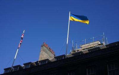 Ukrainians at solidarity ceremony thank Britain and worry about homeland