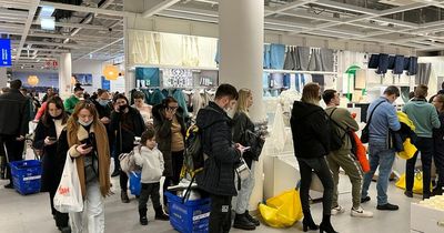 Russians swarm IKEA for last visit as operations suspended due to Putin's Ukraine war