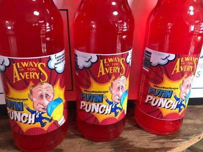New Putin Punch Soft Drink Raises Funds For Ukraine While Giving Russian Chief A Well-Earned Smack